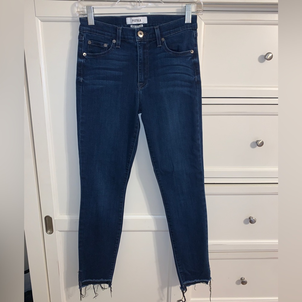Pistola Skinny Jeans with distressed hem